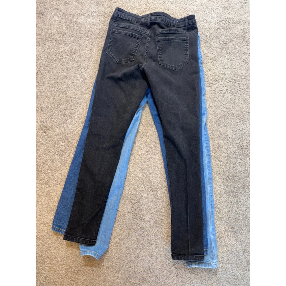 Women's SERRA‎ Skinny Jeans Size 12 Blue Black 3 Piece Bundle Classic Minimalist